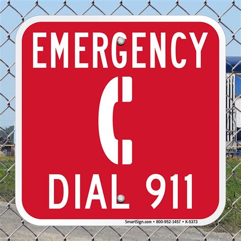 traffic signs for 911